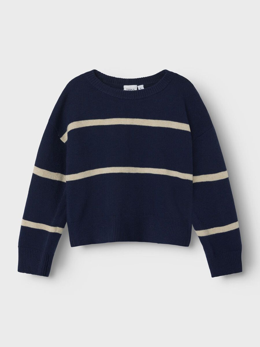 BOXY FIT GEBREIDE TRUI