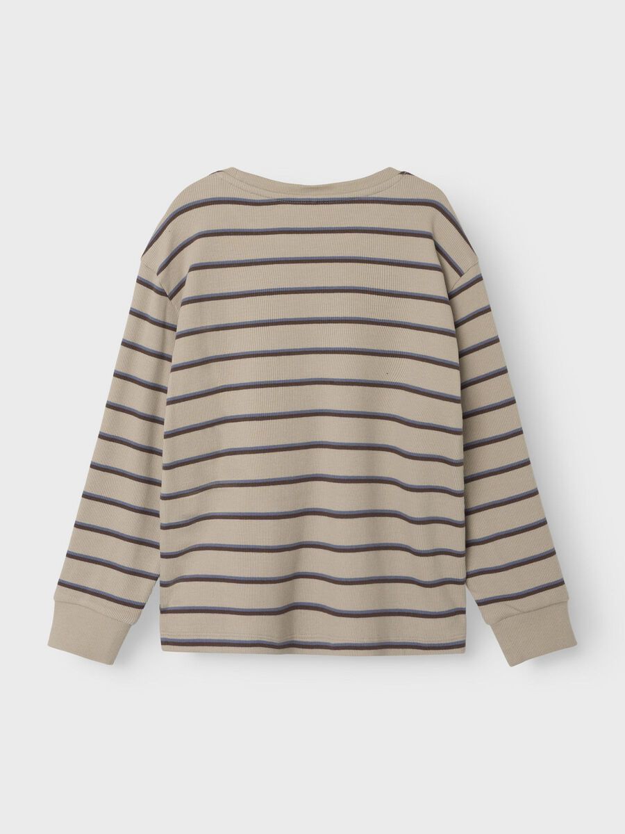 REGULAR FIT TOP MET LANGE MOUWEN