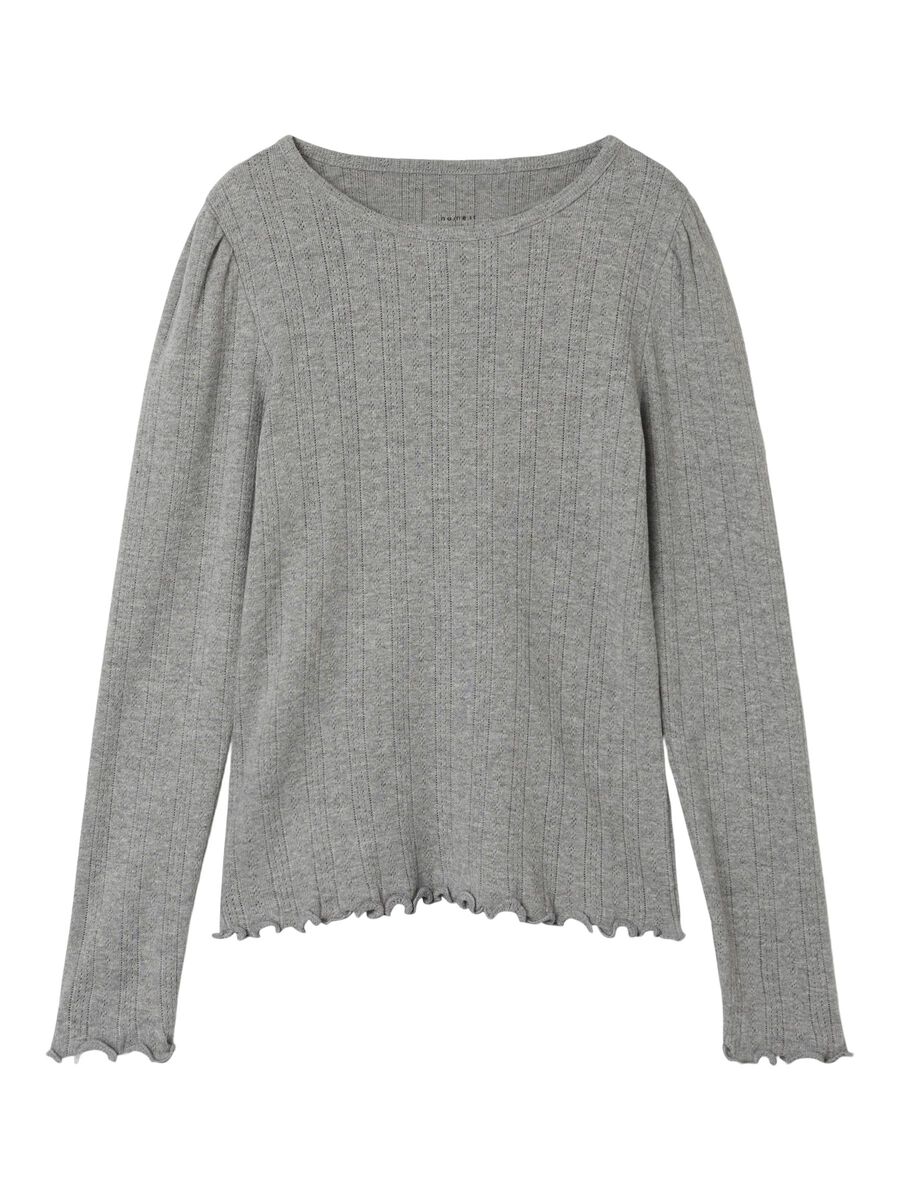 BIOLOGISCH KATOEN TOP MET LANGE MOUWEN