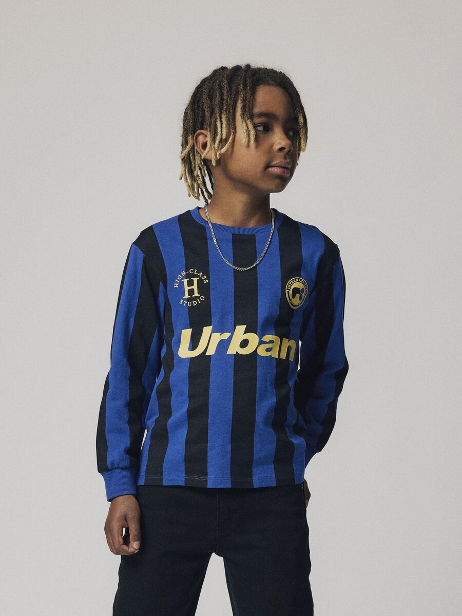 REGULAR FIT TOP MET LANGE MOUWEN