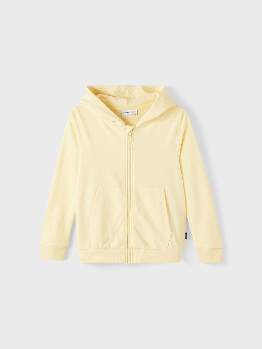 KATOEN RITSSLUITING HOODIE