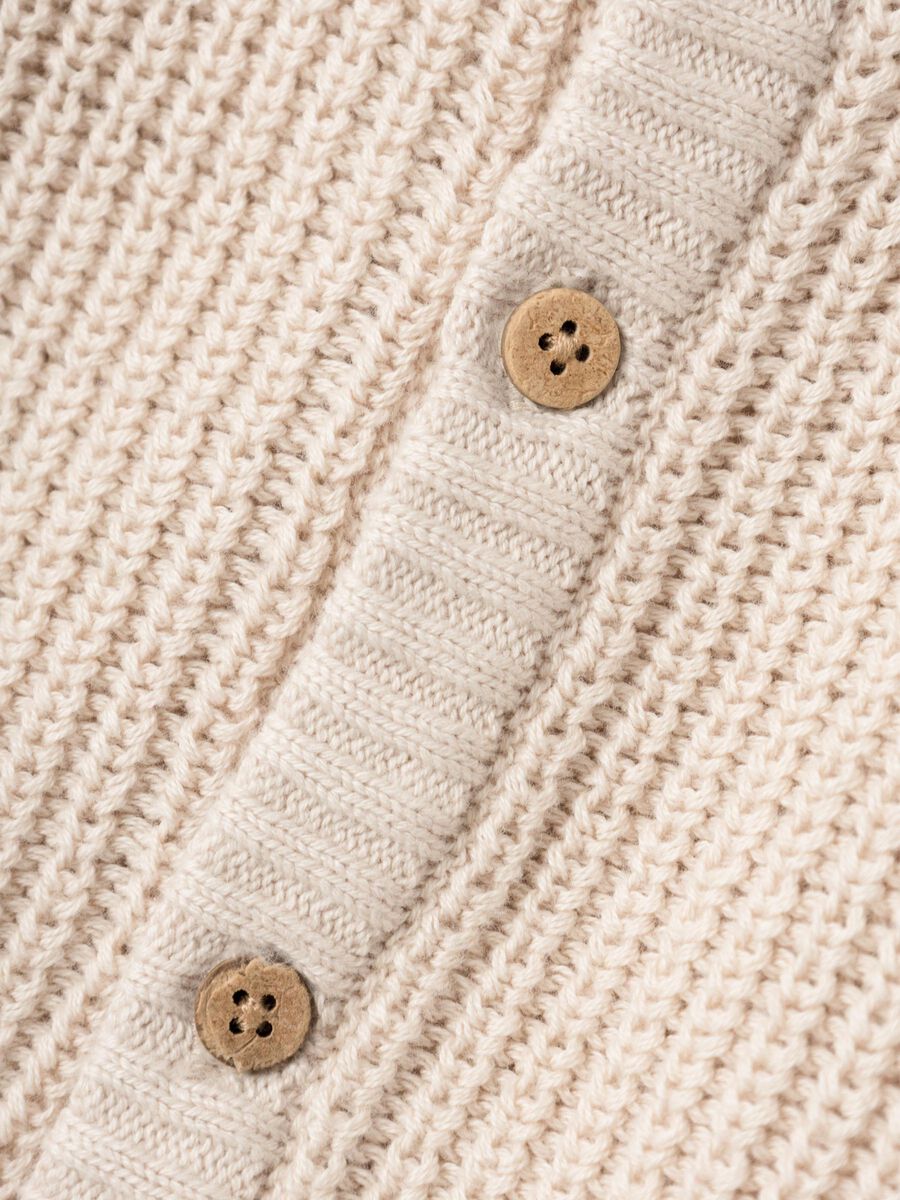 LANGE MOUWEN GEBREID VEST