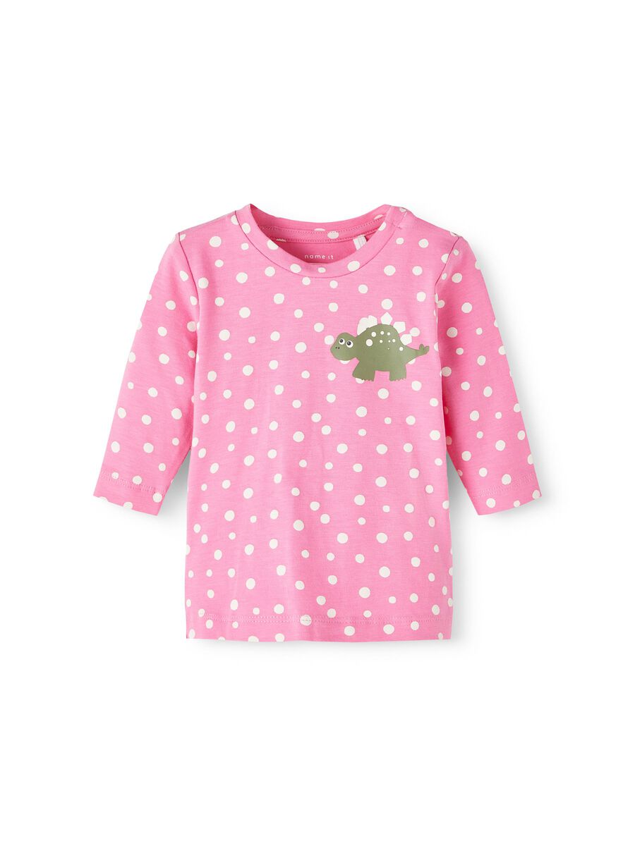 REGULAR FIT TOP MET LANGE MOUWEN