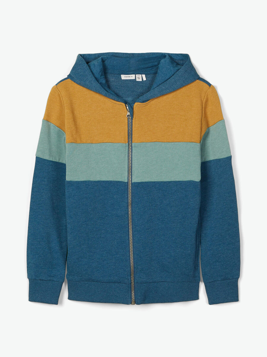 COLOURBLOCKING SWEATVEST