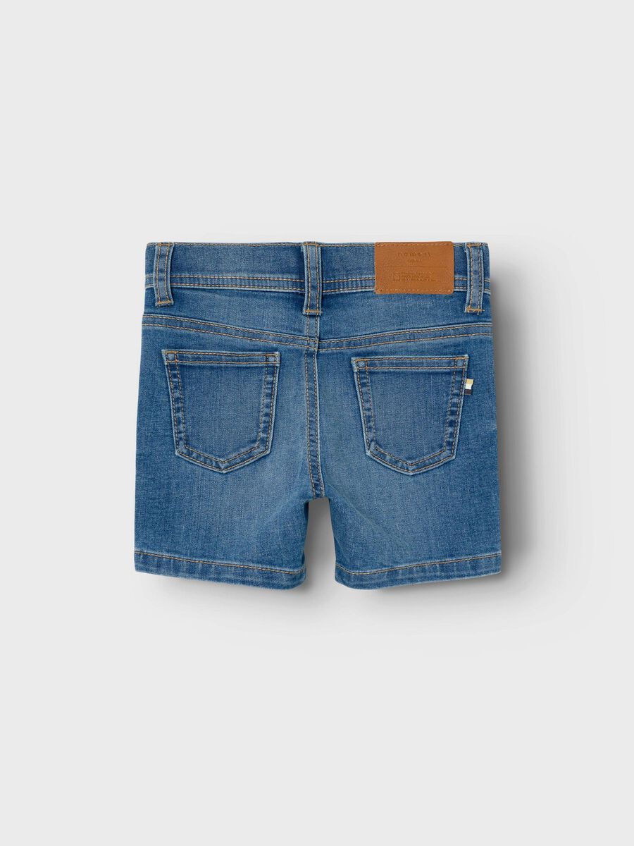 SLIM FIT DENIM SHORT