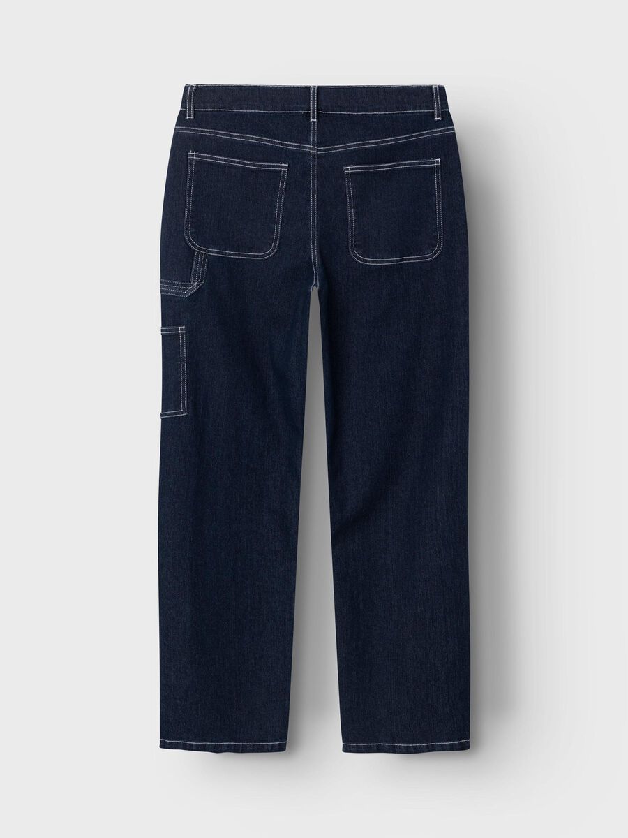STRAIGHT LEG WORKER JEANS