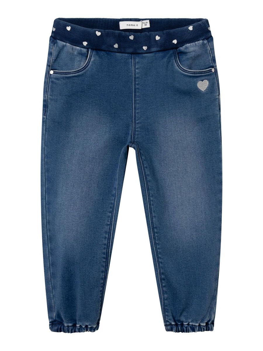 FLEECE ROUND FIT JEANS