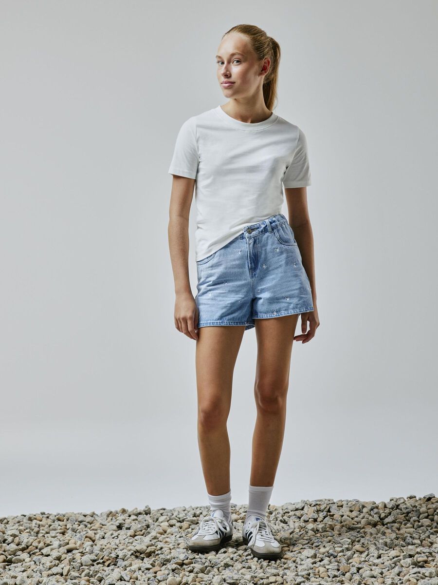 MOM FIT DENIM SHORT