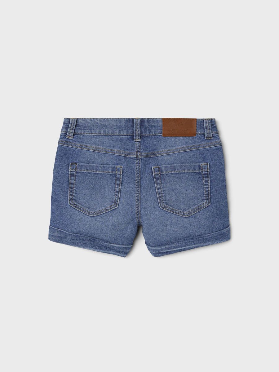REGULAR FIT DENIM SHORT