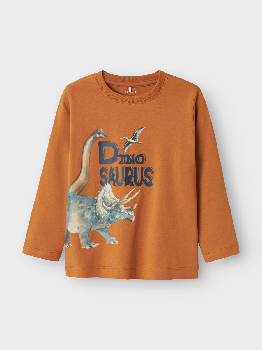 REGULAR FIT TOP MET LANGE MOUWEN