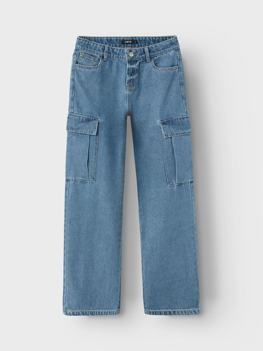 WIJDE PIJPEN CARGO JEANS