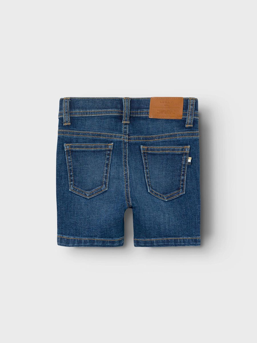 SLIM FIT DENIM SHORT