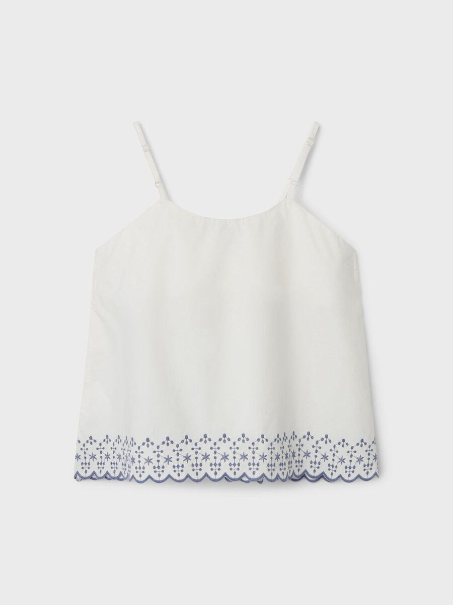 RELAXED FIT TOP MET BANDJES