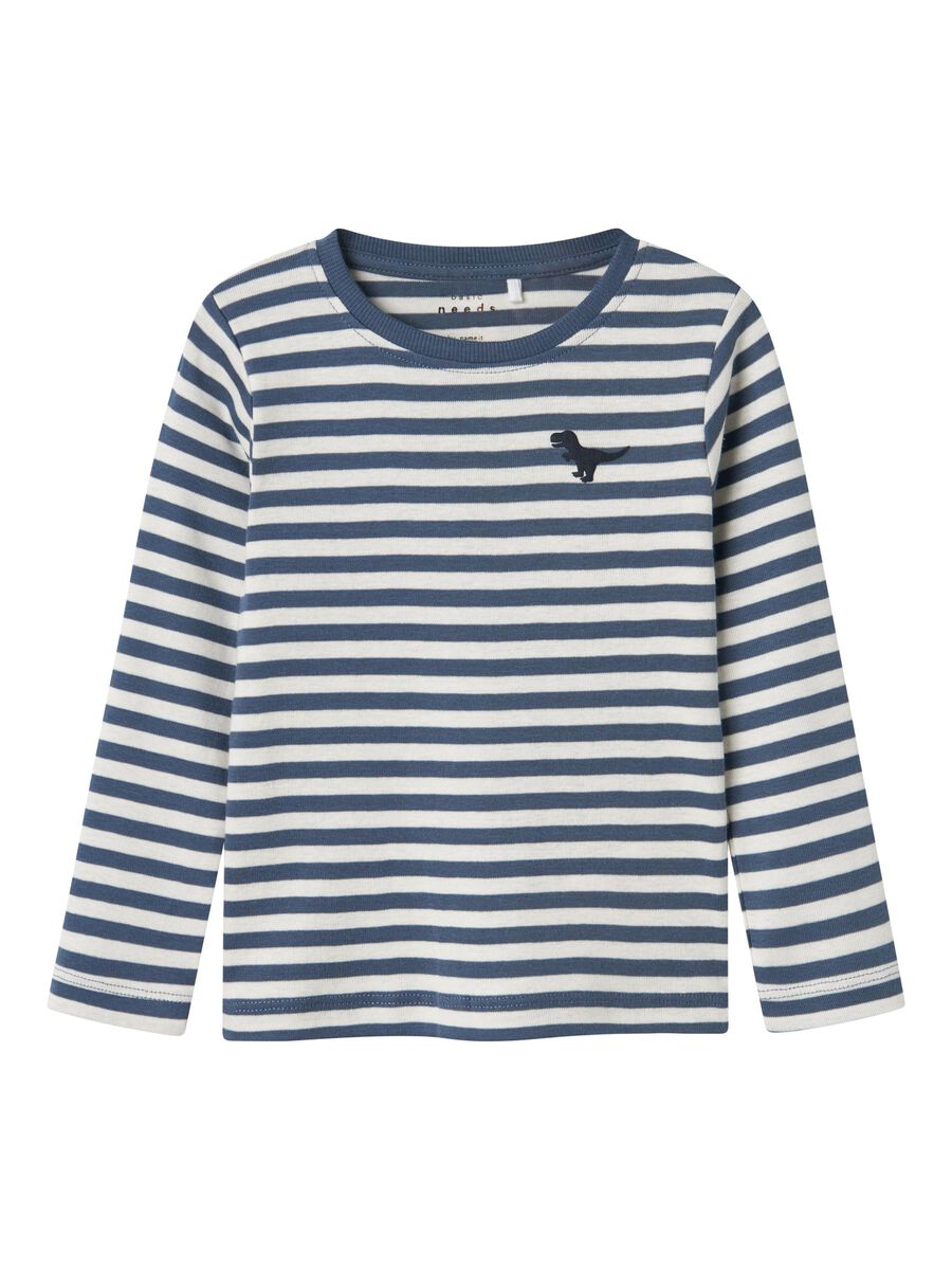 SLIM FIT TOP MET LANGE MOUWEN