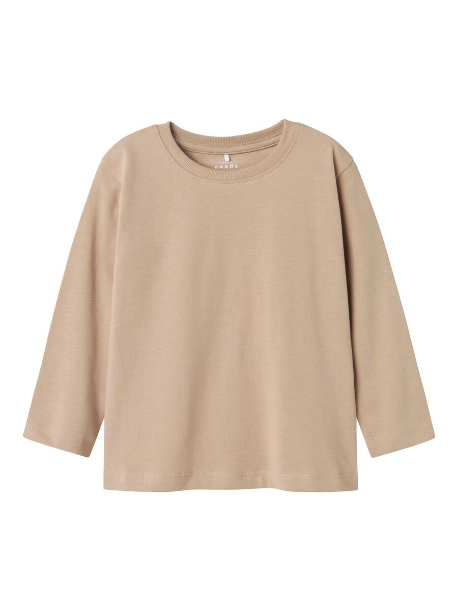 REGULAR FIT TOP MET LANGE MOUWEN