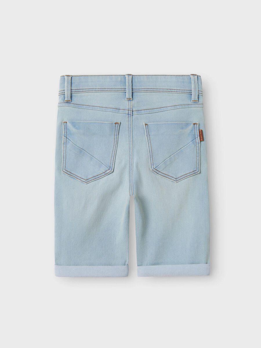 SLIM FIT LANGE SHORTS