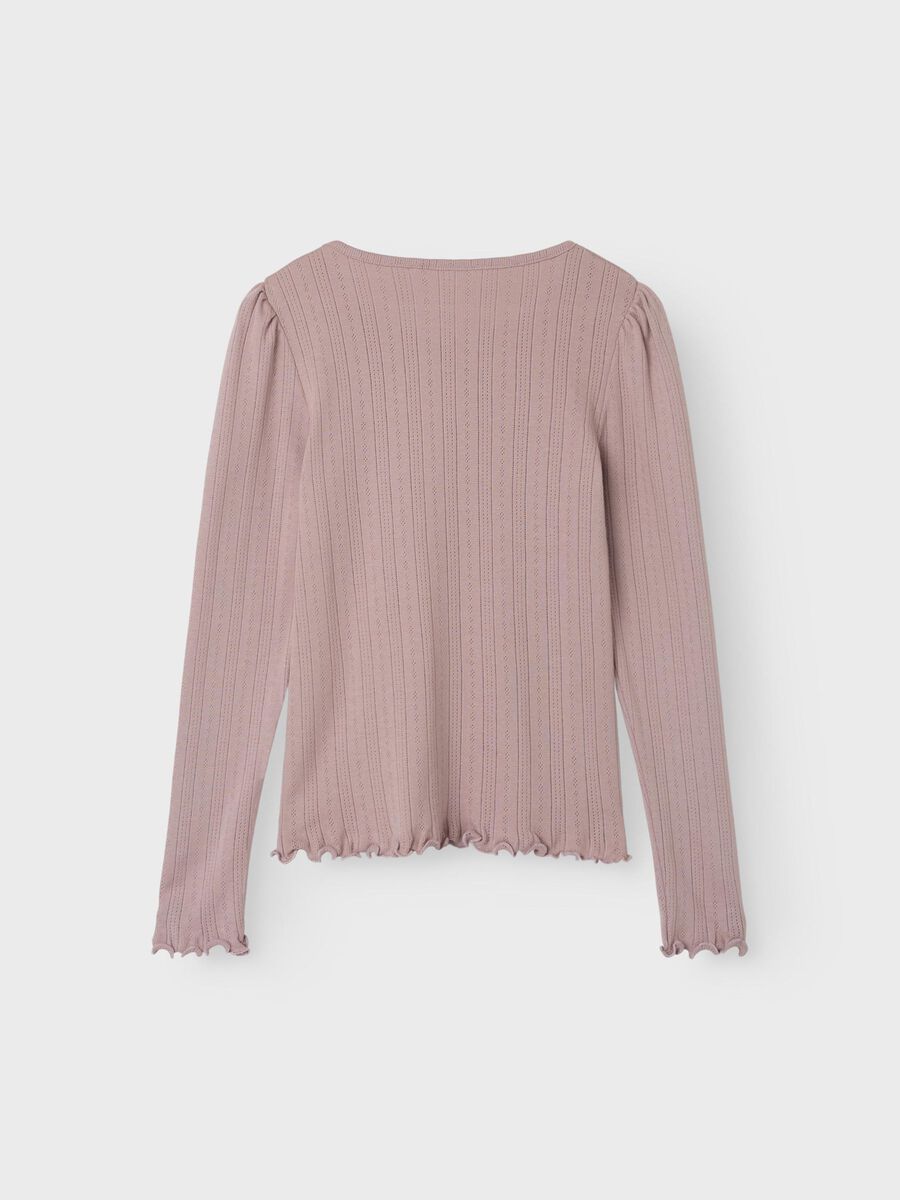 BIOLOGISCH KATOEN TOP MET LANGE MOUWEN