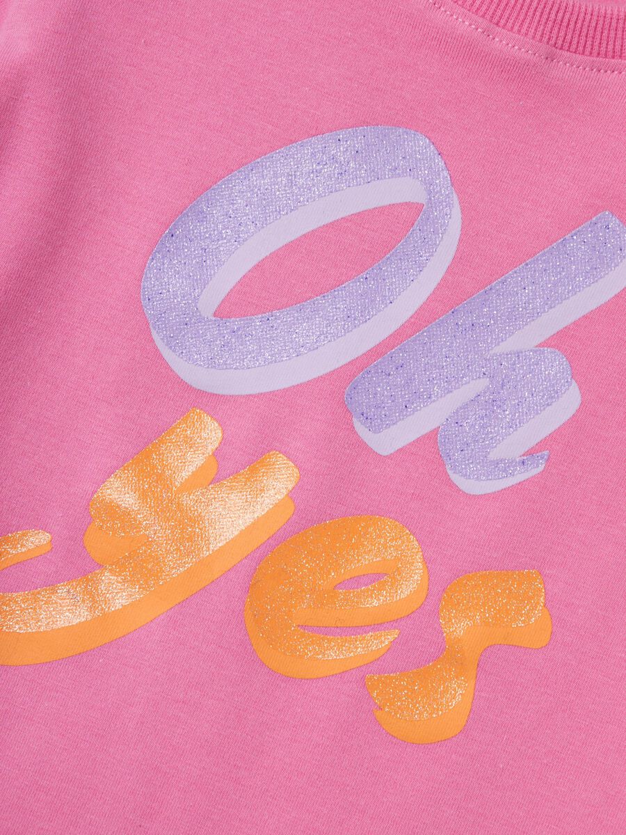 GLITTER PRINT T-SHIRT