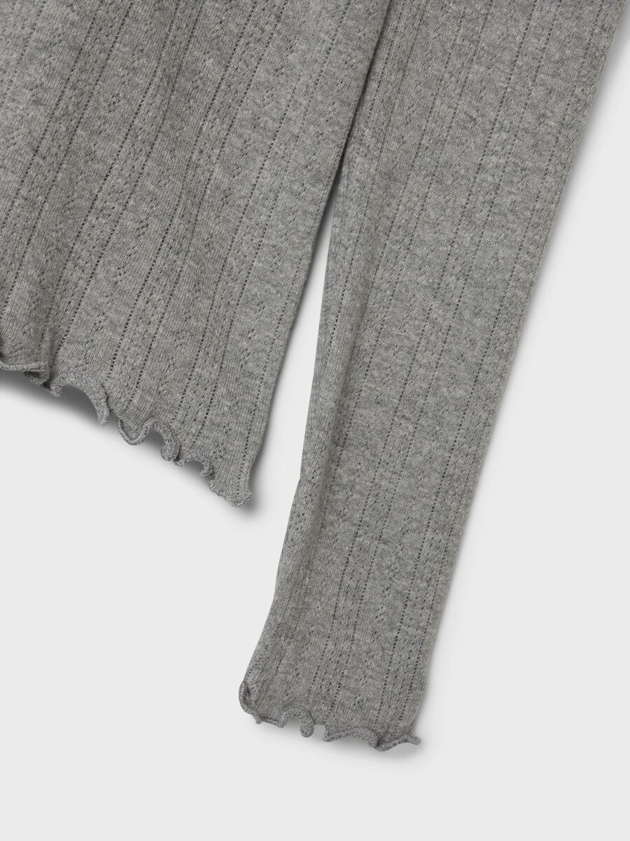 BIOLOGISCH KATOEN TOP MET LANGE MOUWEN