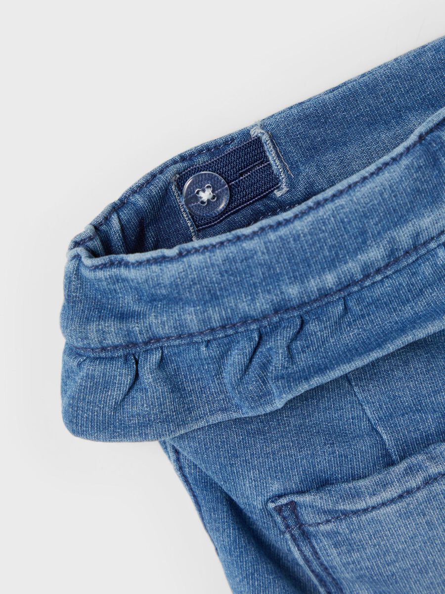 BAGGY FIT DENIM SWEATPANTS