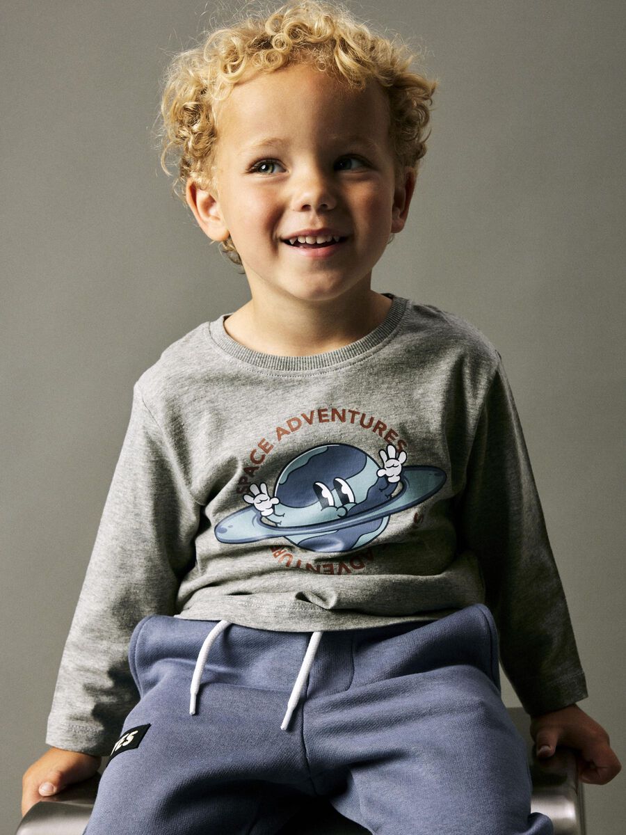 REGULAR FIT TOP MET LANGE MOUWEN