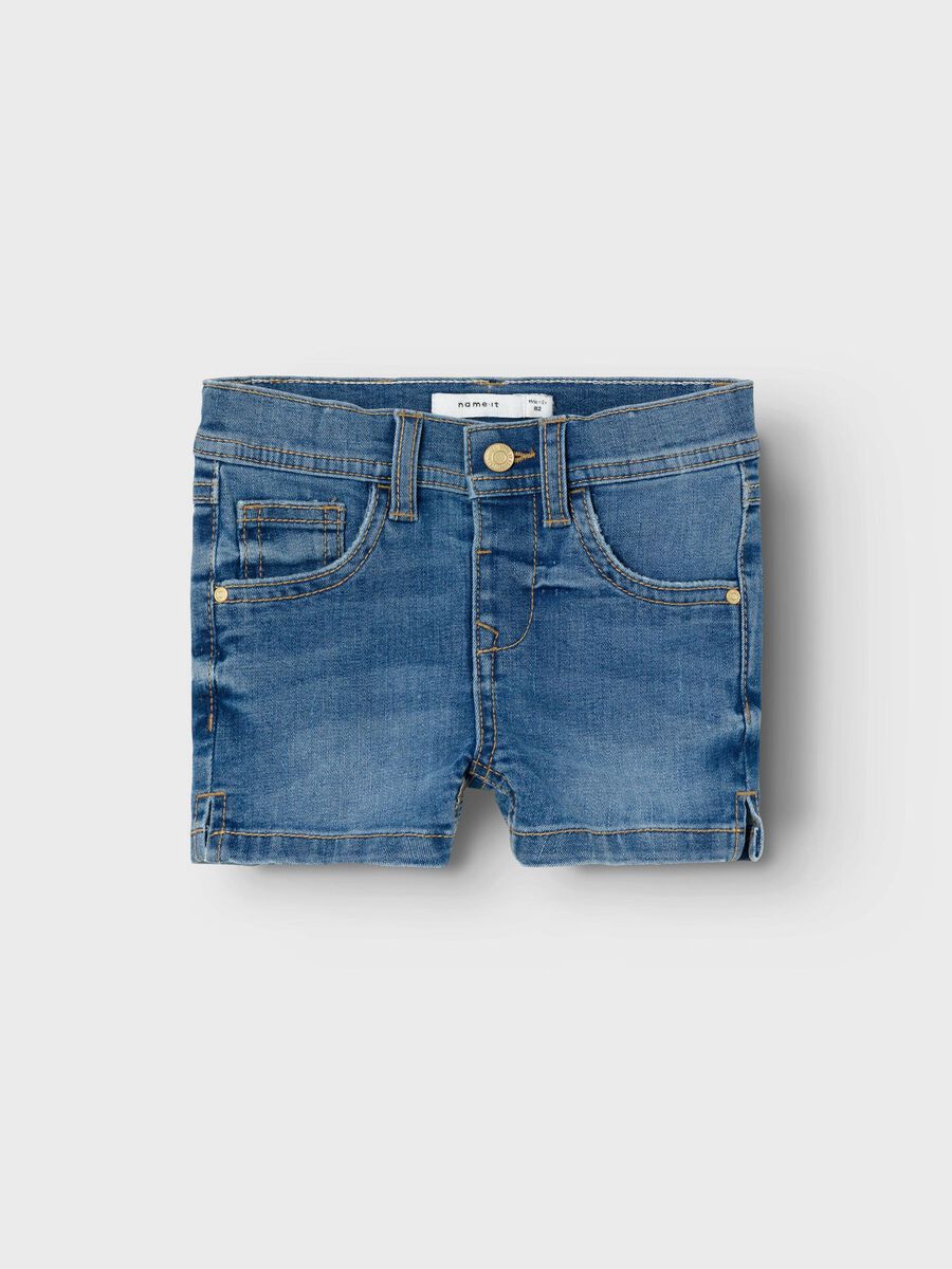 SLIM FIT DENIM SHORT
