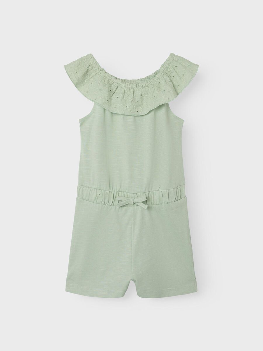 OFF-SHOULDER PLAYSUIT