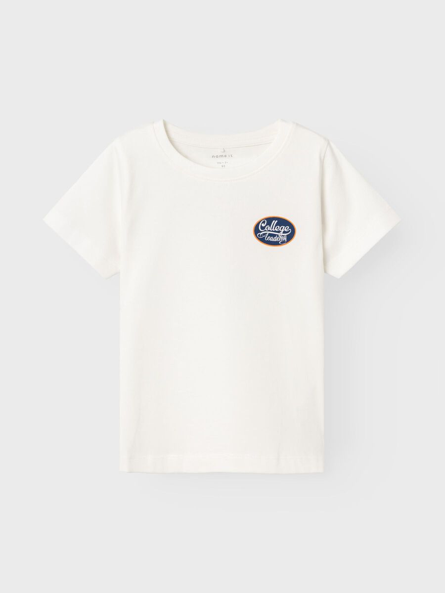 PRINT OP DE ACHTERKANT T-SHIRT