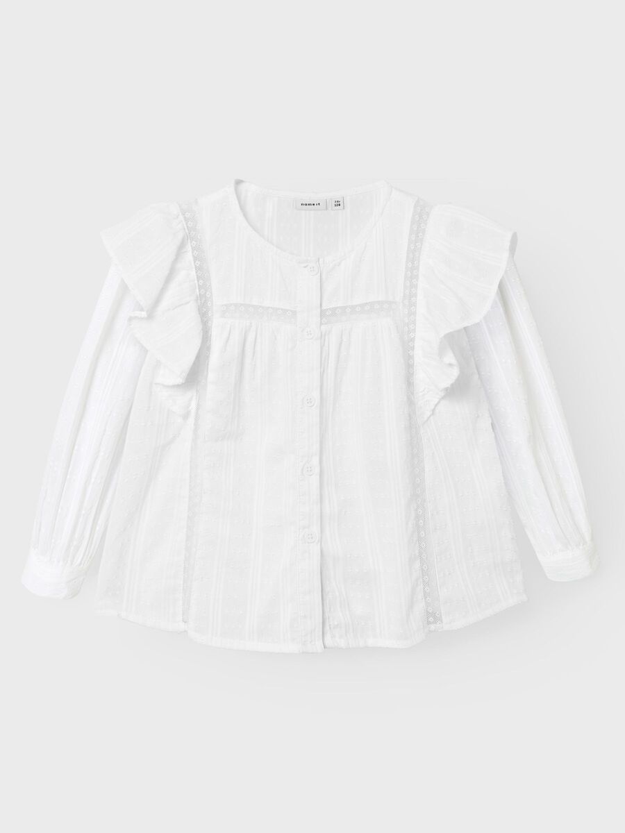 REGULAR FIT TOP MET LANGE MOUWEN