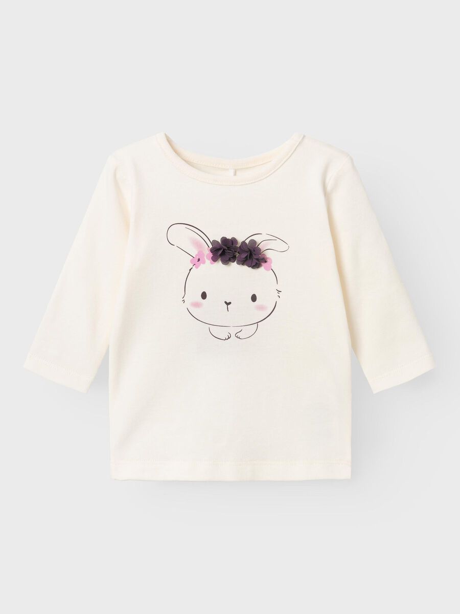 REGULAR FIT TOP MET LANGE MOUWEN