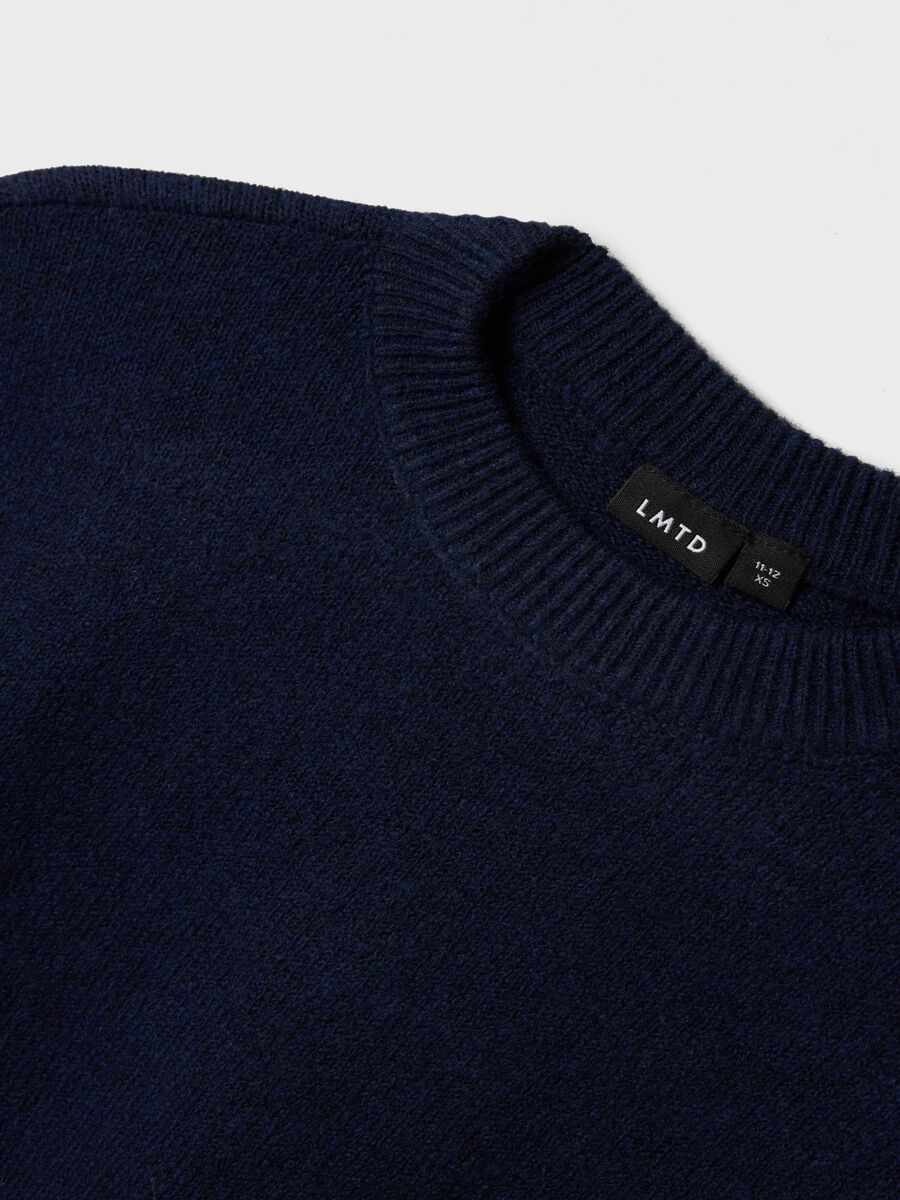 LANGE MOUWEN GEBREIDE TOP