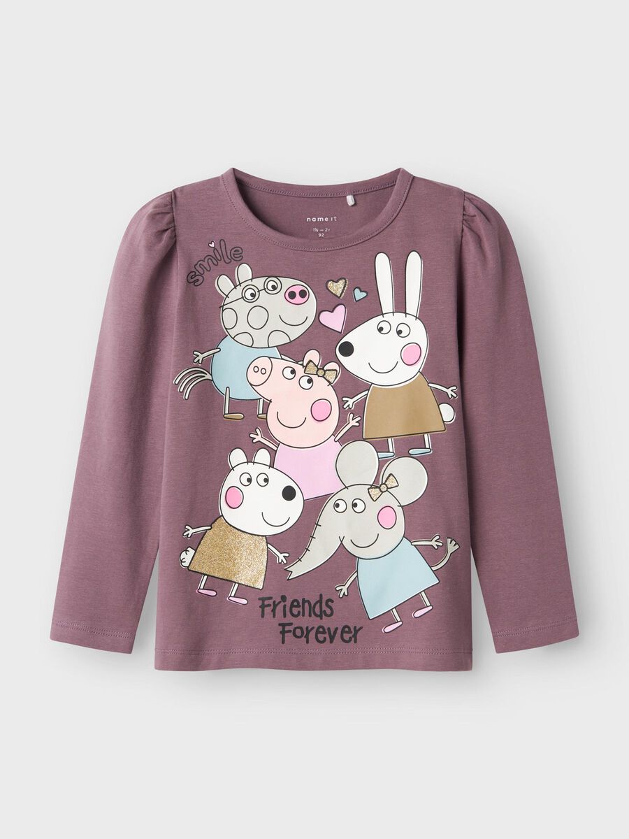 PEPPA PIG TOP MET LANGE MOUWEN
