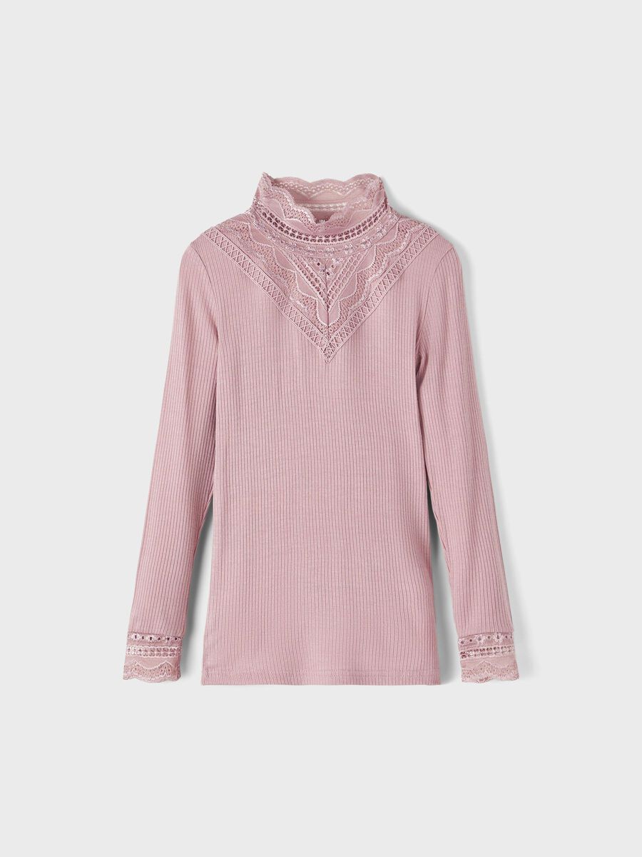 X-SLIM FIT TOP MET LANGE MOUWEN