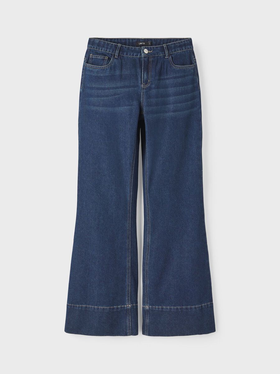 LOW-WAIST BOOTCUT JEANS