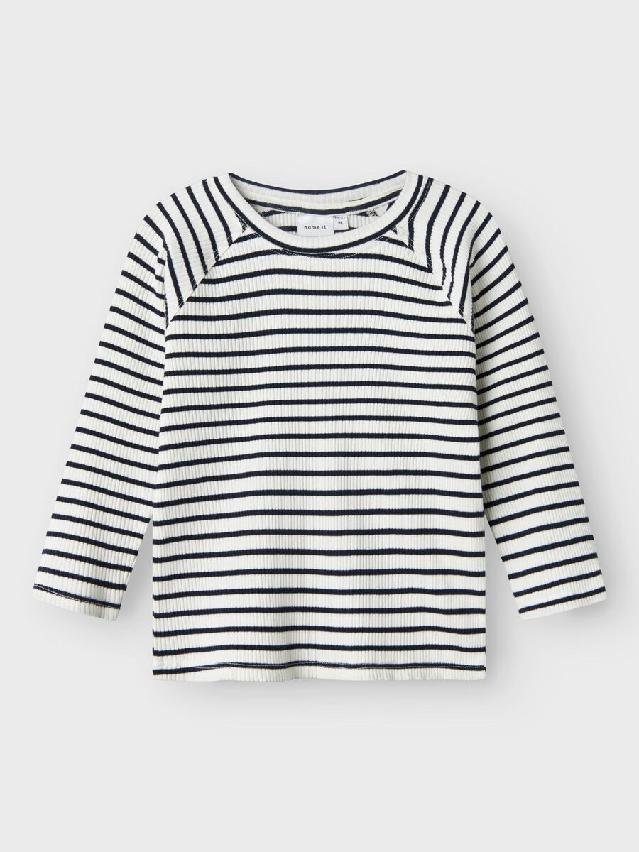 REGULAR FIT TOP MET LANGE MOUWEN