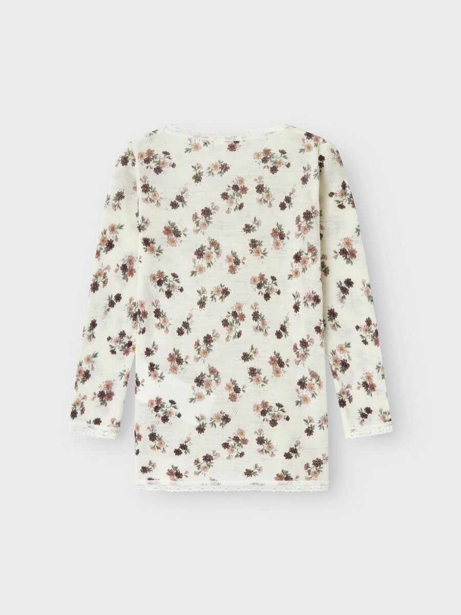 MERINO WOL TOP MET LANGE MOUWEN