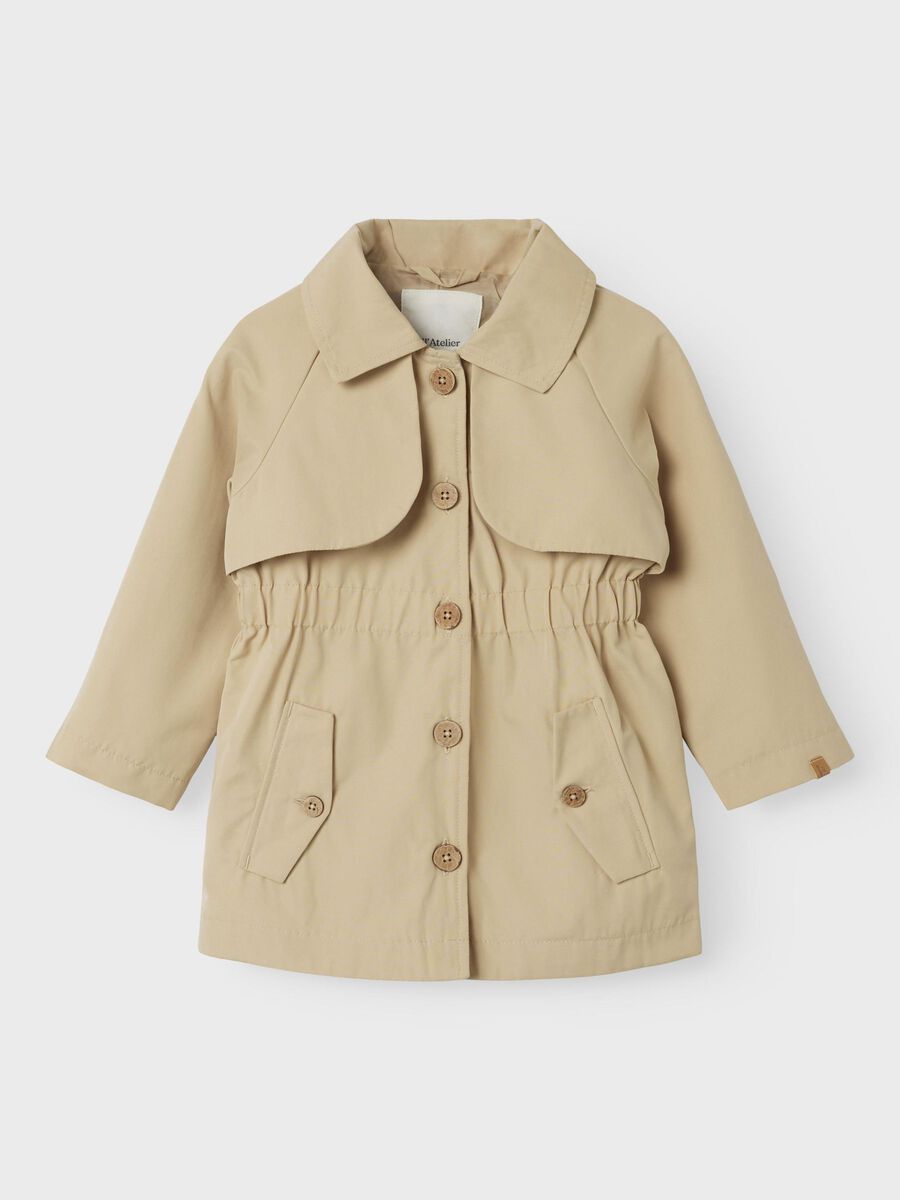 GEWEVEN TRENCHCOAT