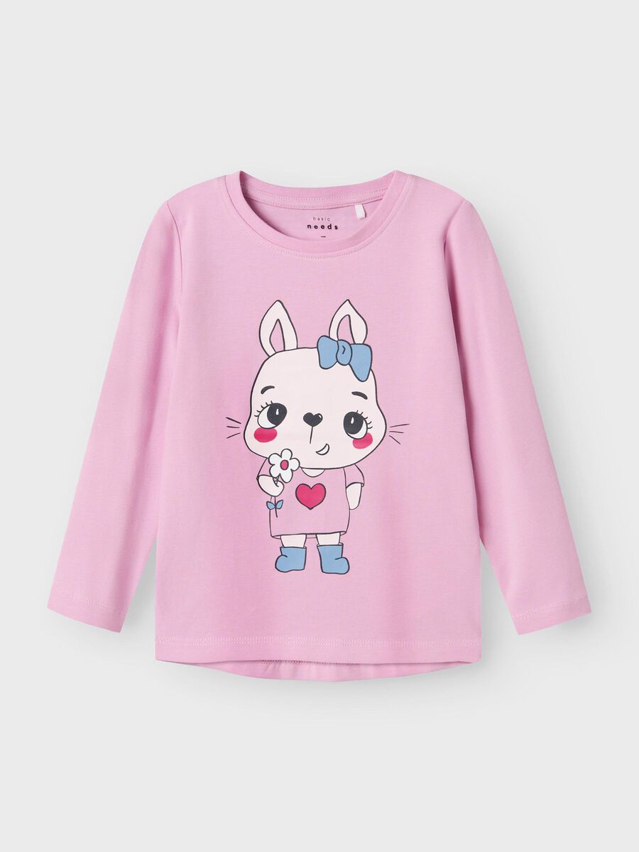 PRINT TOP MET LANGE MOUWEN