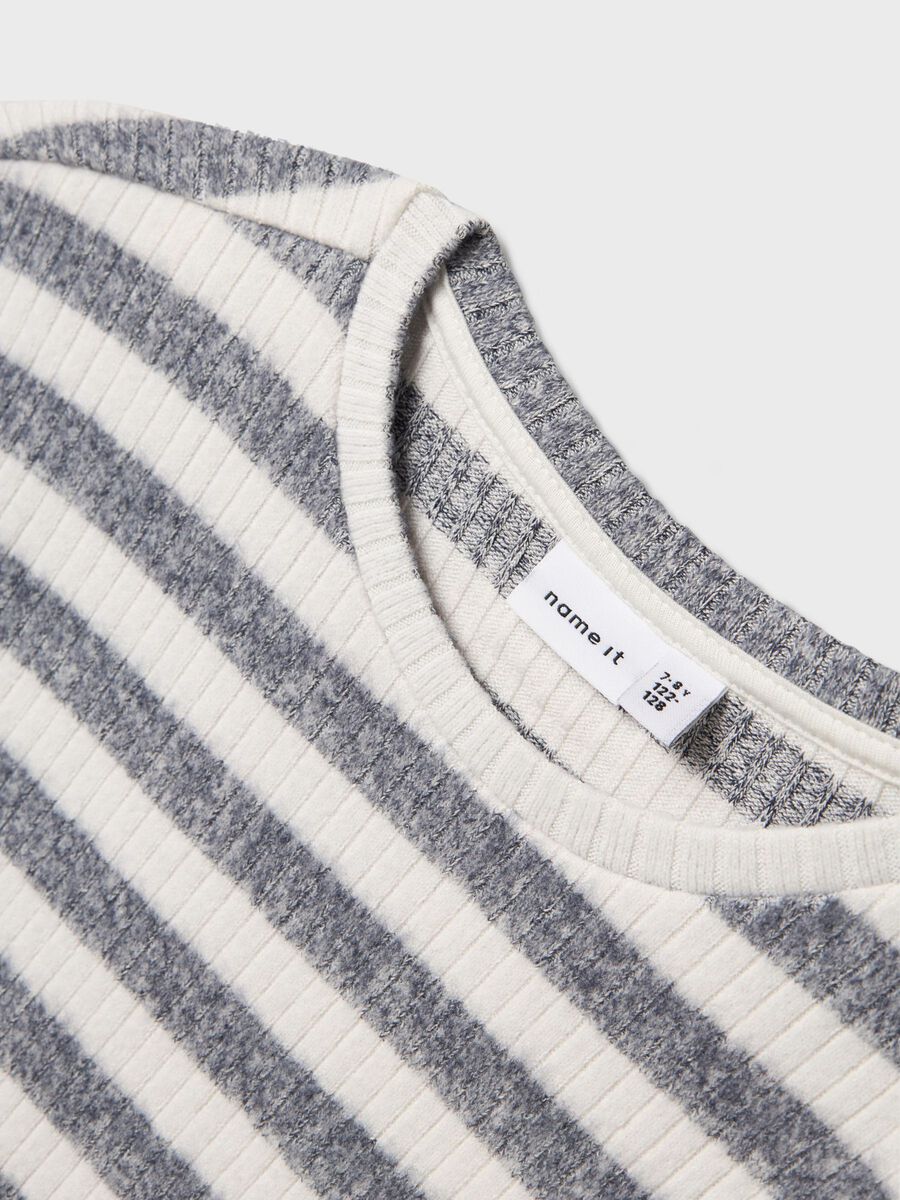 REGULAR FIT TOP MET LANGE MOUWEN