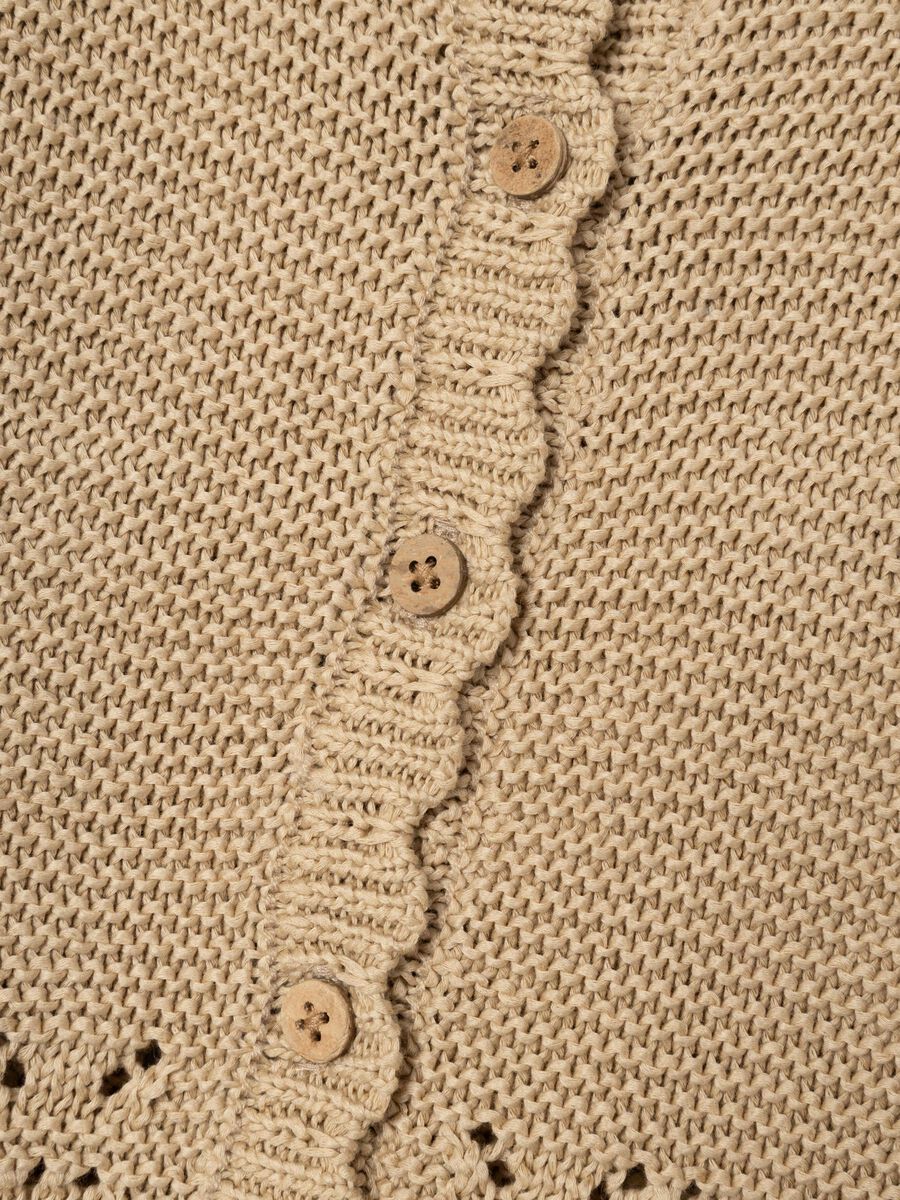 BIOLOGISCH KATOEN GEBREID VEST