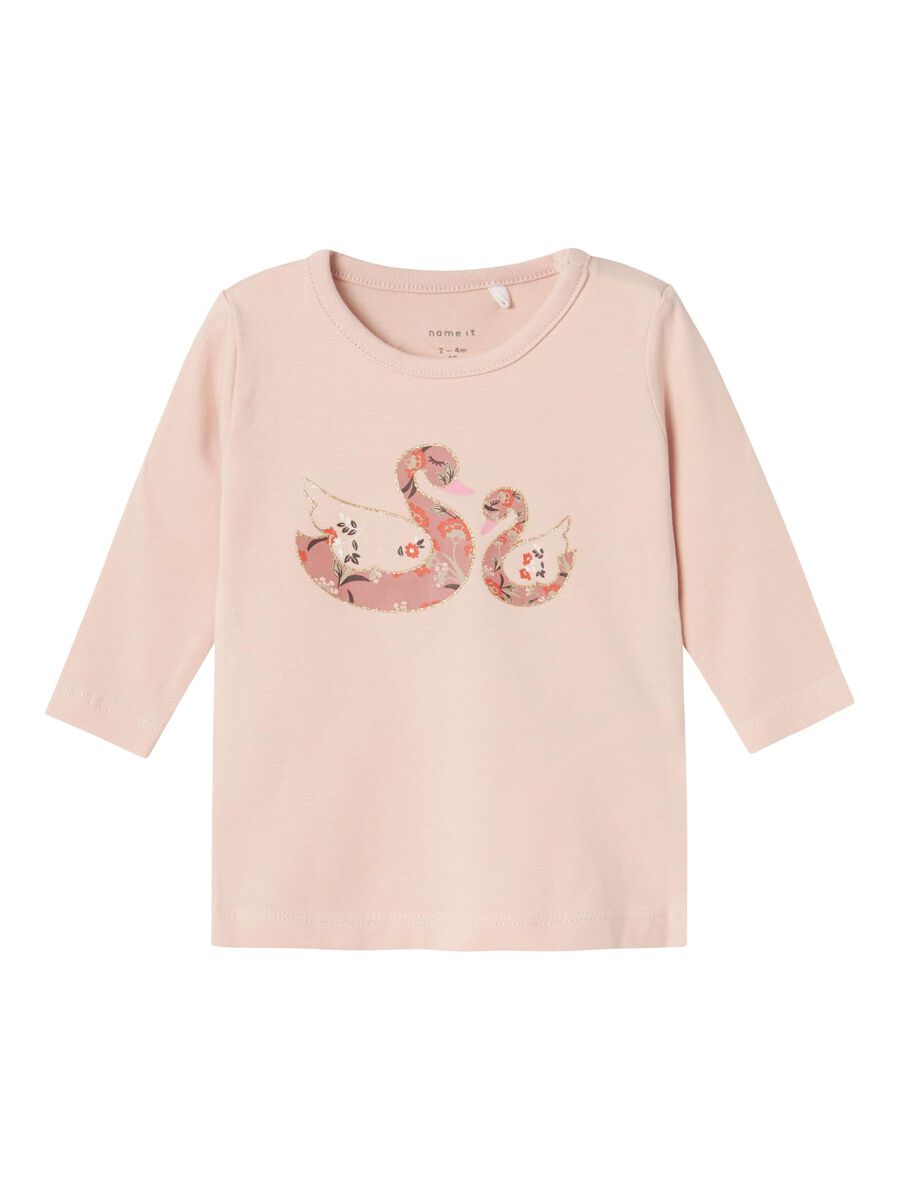 PRINT TOP MET LANGE MOUWEN