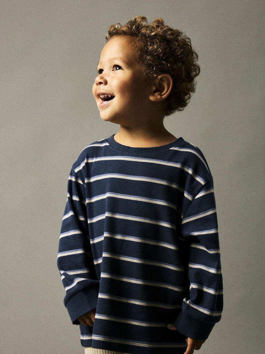 REGULAR FIT TOP MET LANGE MOUWEN