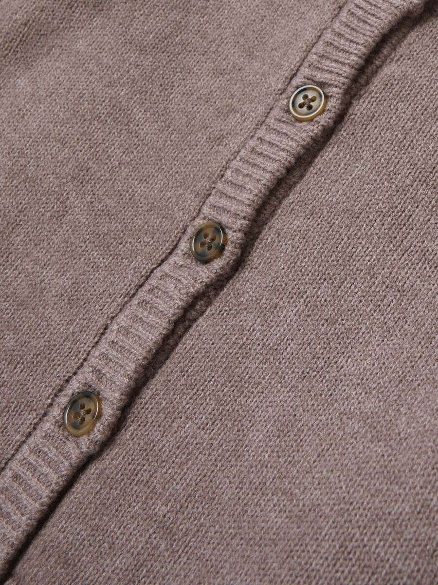 LANGE MOUWEN GEBREID VEST