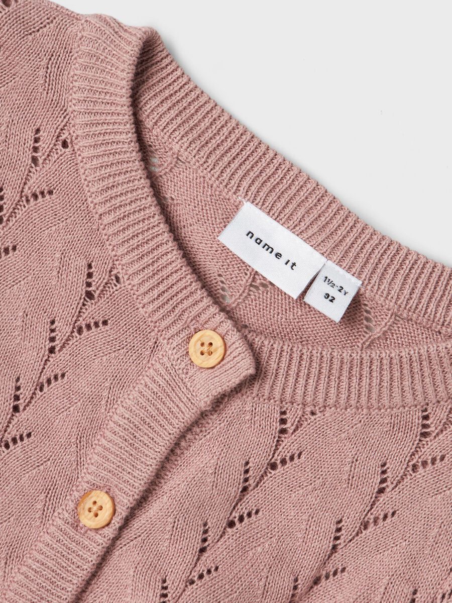 LANGE MOUWEN GEBREID VEST