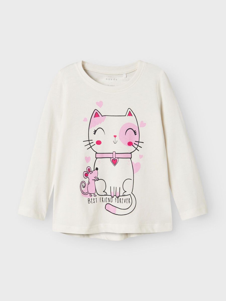 LOOSE FIT TOP MET LANGE MOUWEN