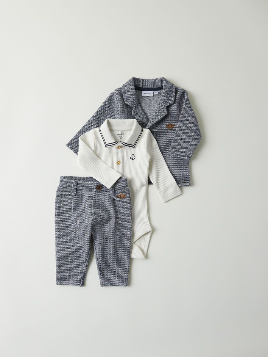 LANGE MOUWEN POLO ROMPER
