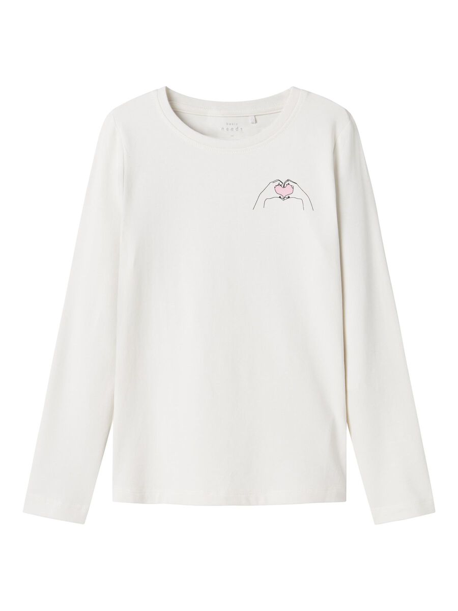 REGULAR FIT TOP MET LANGE MOUWEN