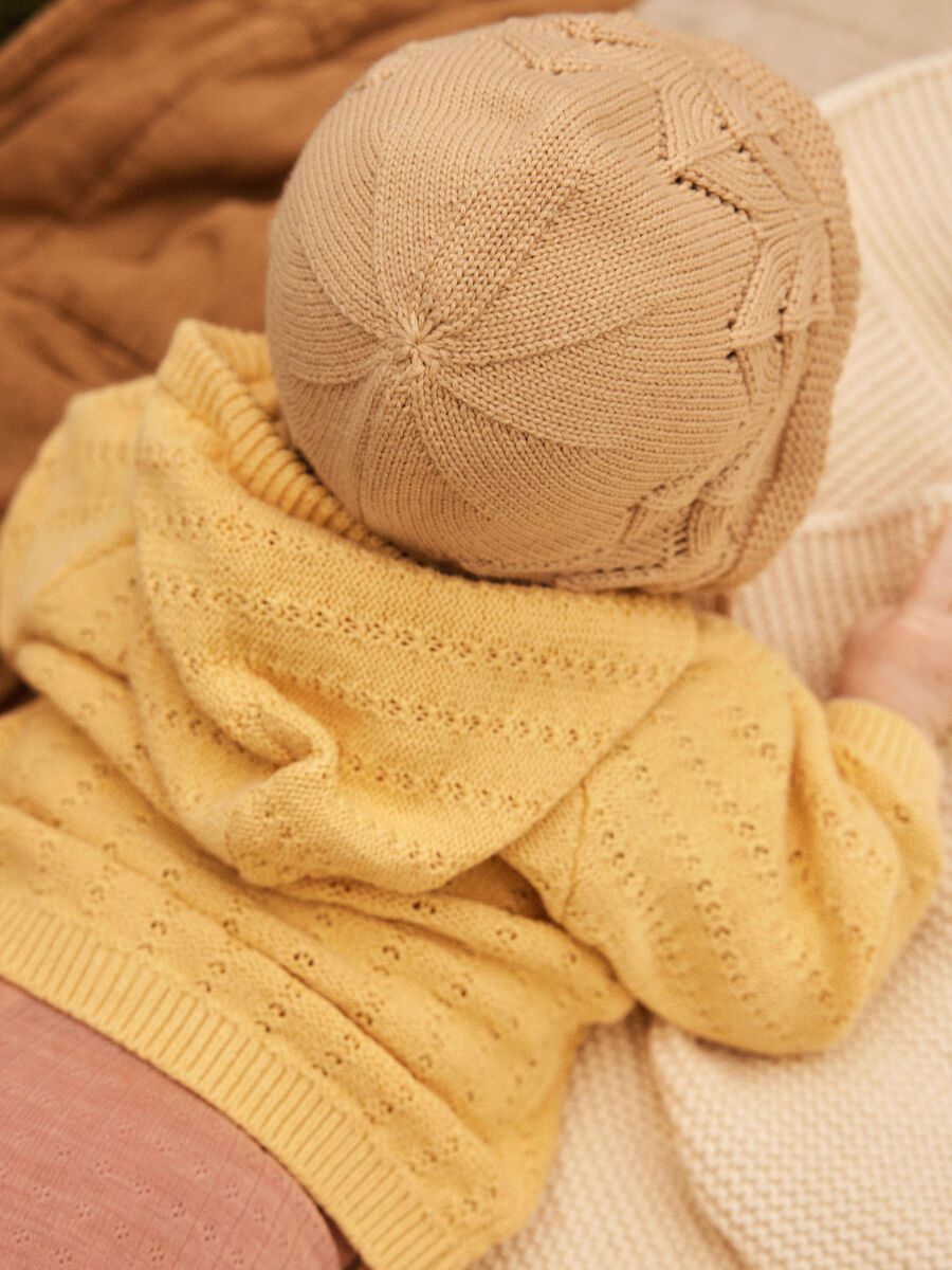 BIOLOGISCH KATOEN GEBREID VEST