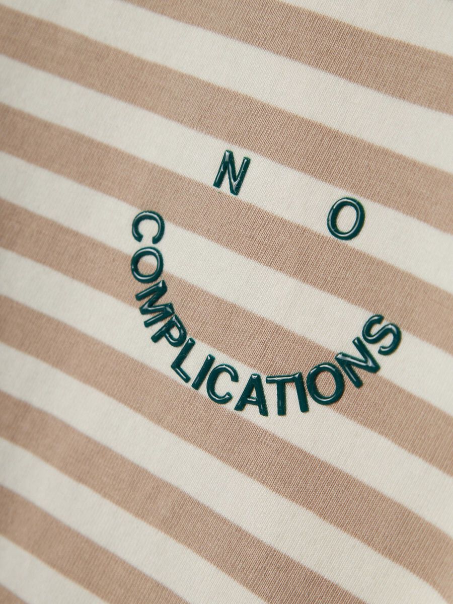 SLIM FIT TOP MET LANGE MOUWEN