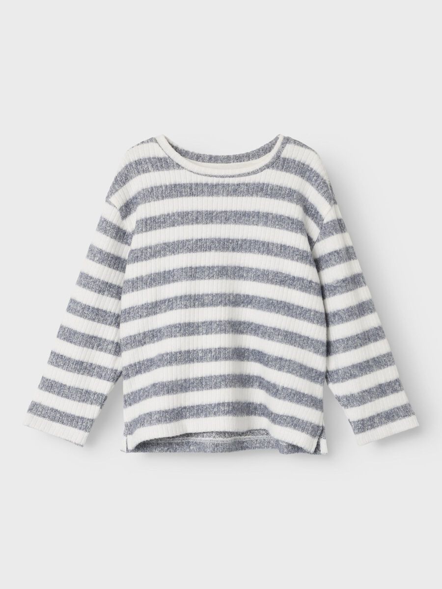 REGULAR FIT TOP MET LANGE MOUWEN